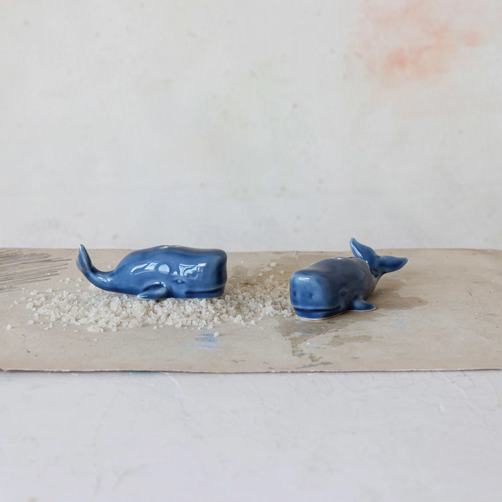 Whale Salt & Pepper Shaker