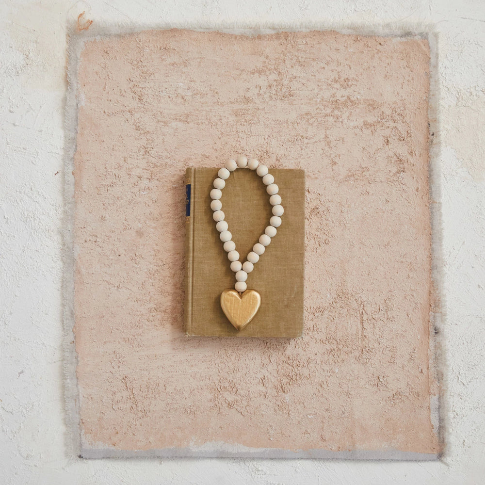 Bead Garland with Heart - Madison's Niche 