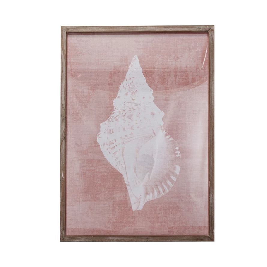 20x28 Conch Shell Wall Art