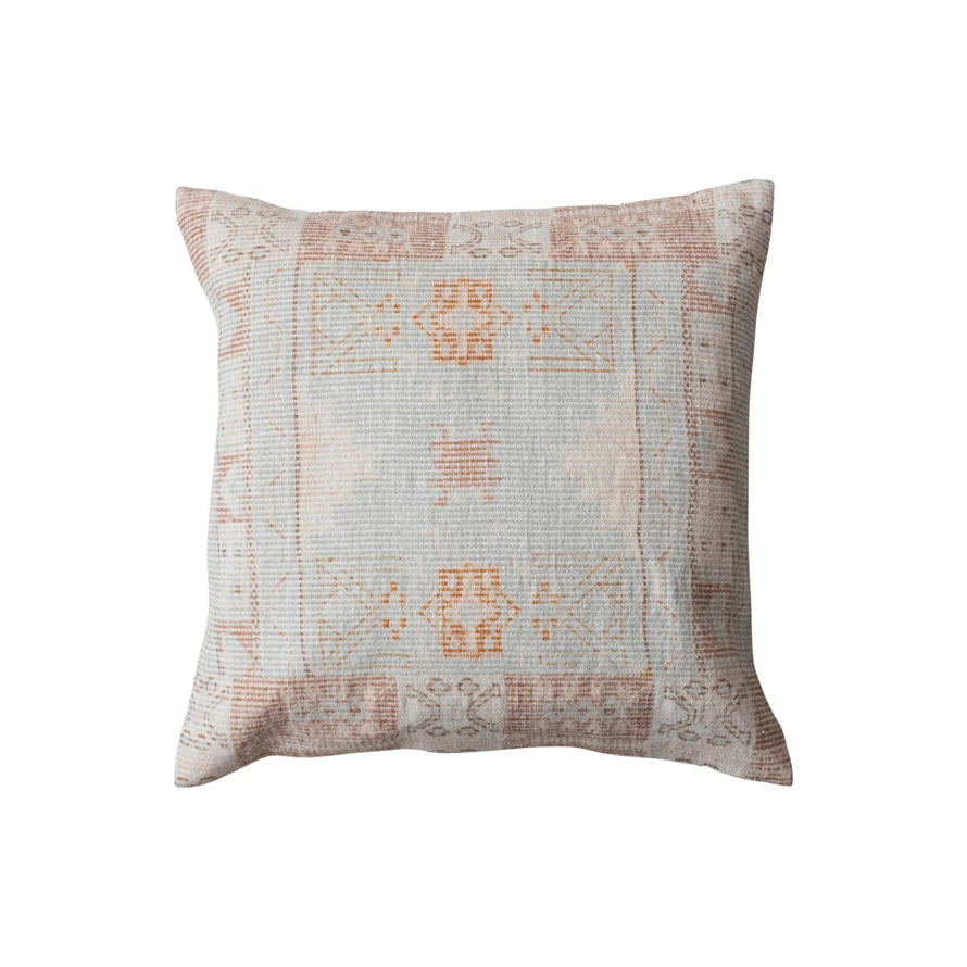 Chenille Print 20" Pillow