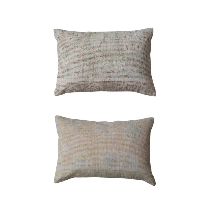 Chenille Print Lumbar Pillow - Madison's Niche 