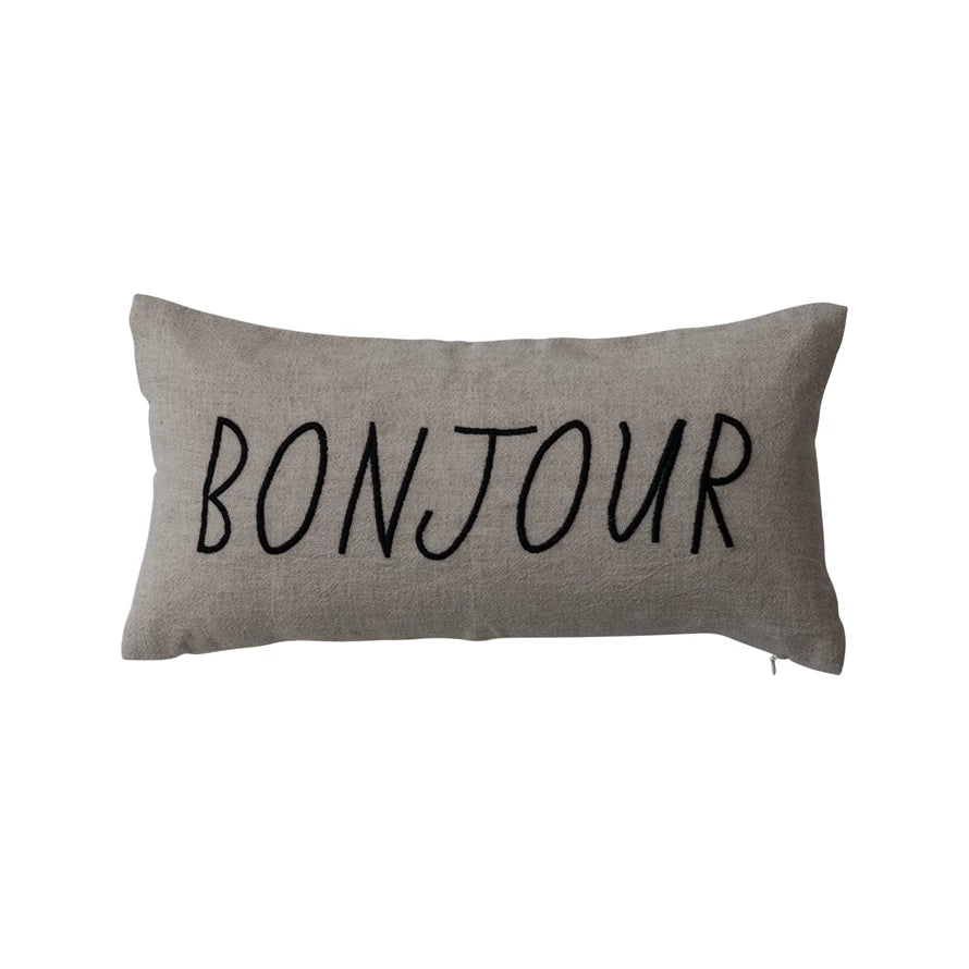 Bonjour Pillow - Madison's Niche 