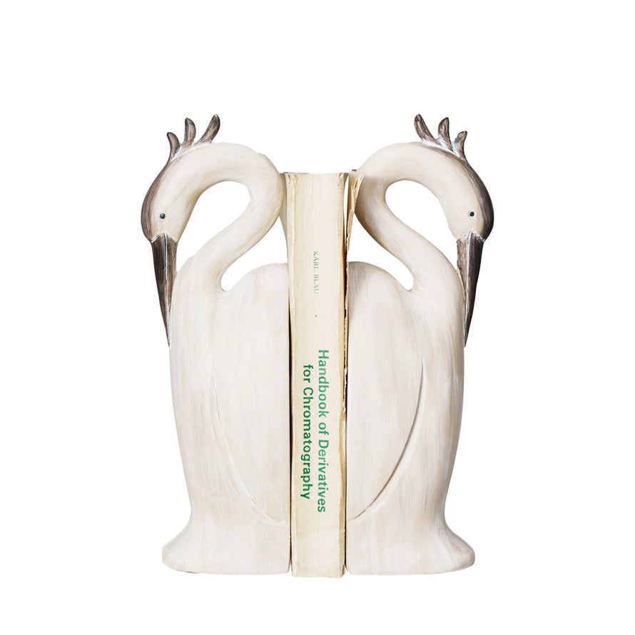Set of 2 Heron Bookends - Madison's Niche 