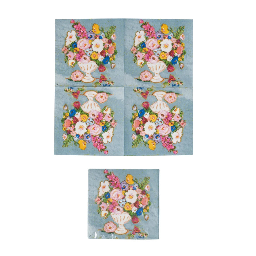 Paper Napkins - Flowers - Madison's Niche 