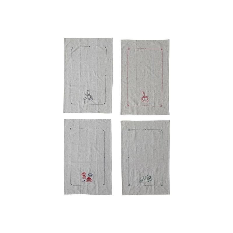 Coffee & Tea Linen Towels - Madison's Niche 