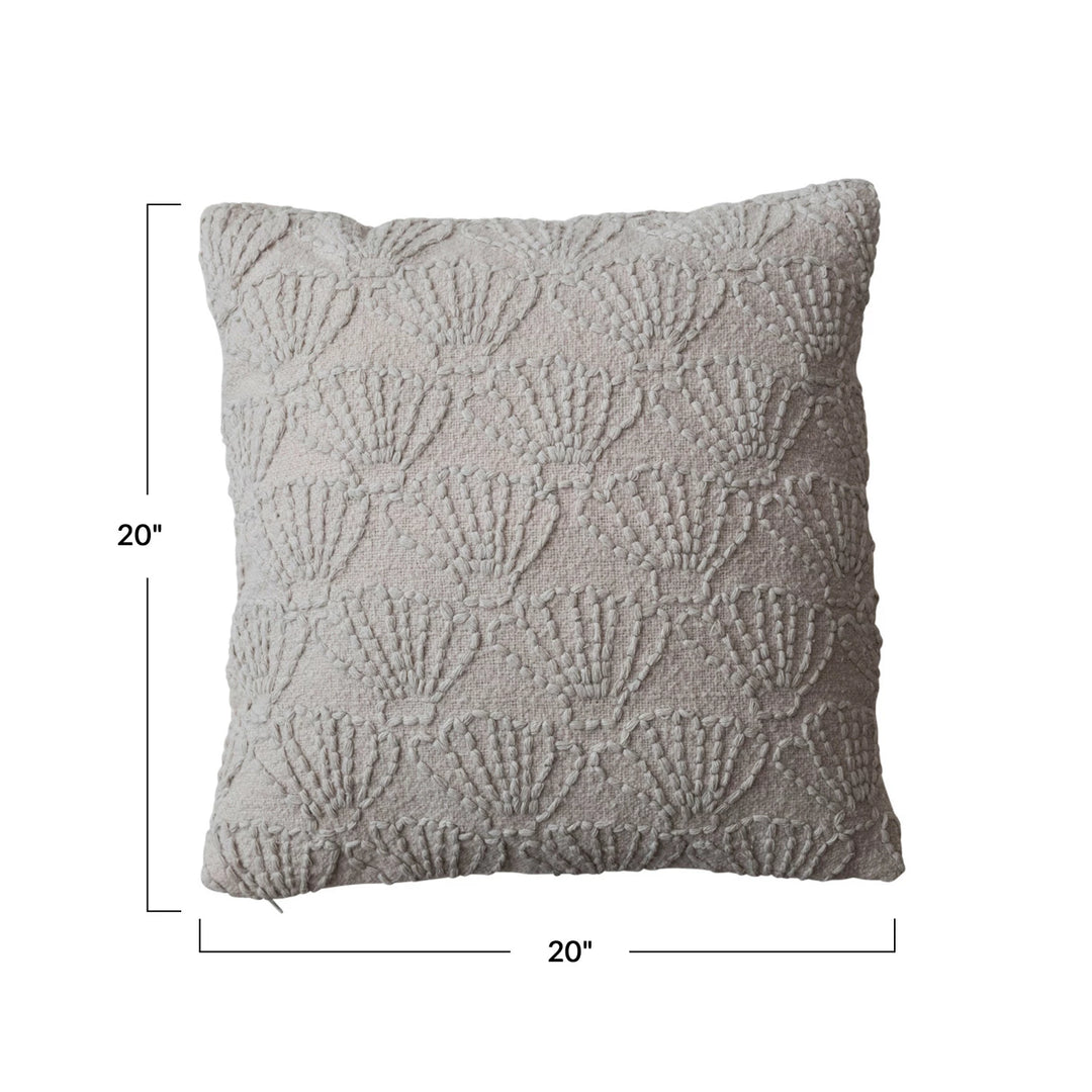 Shell Pattern 20" Pillow
