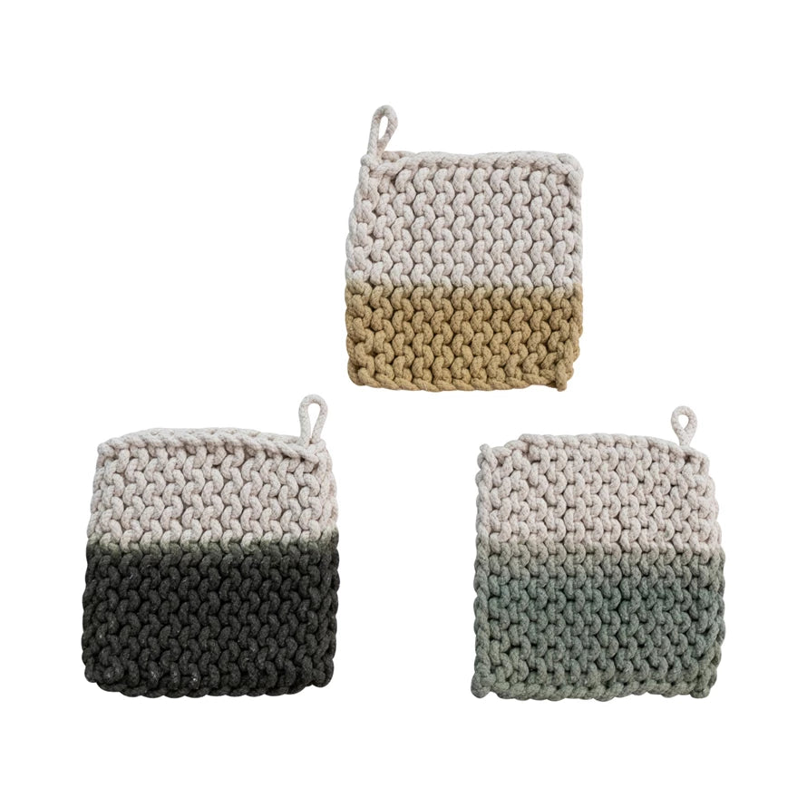 Dip Dyed Pot Holder - Madison's Niche 
