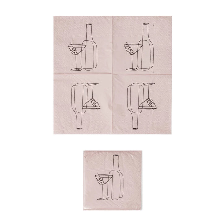 Paper Napkins - Cocktails