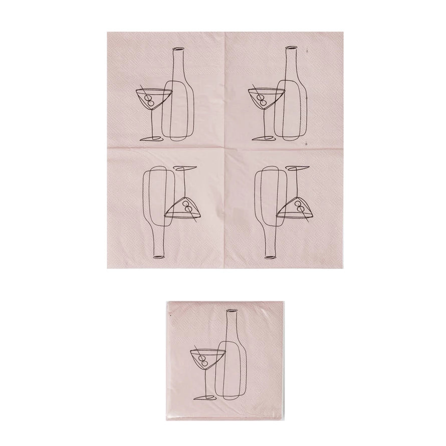 Paper Napkins - Cocktails - Madison's Niche 