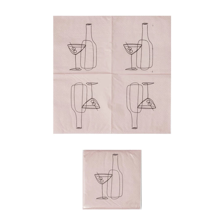 Paper Napkins - Cocktails - Madison's Niche 