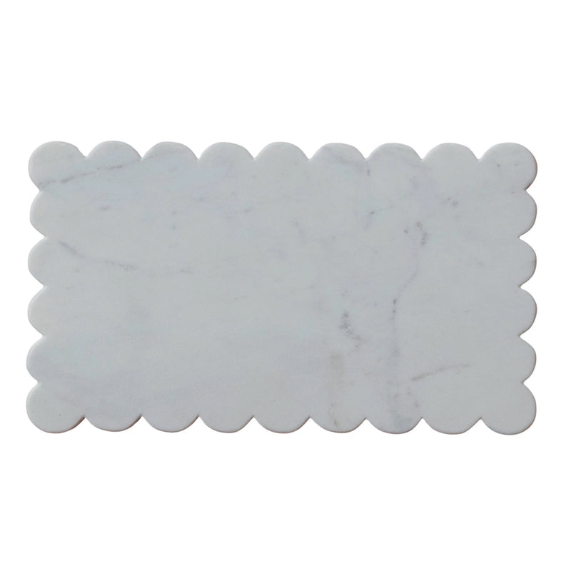 Scalloped Marble Board