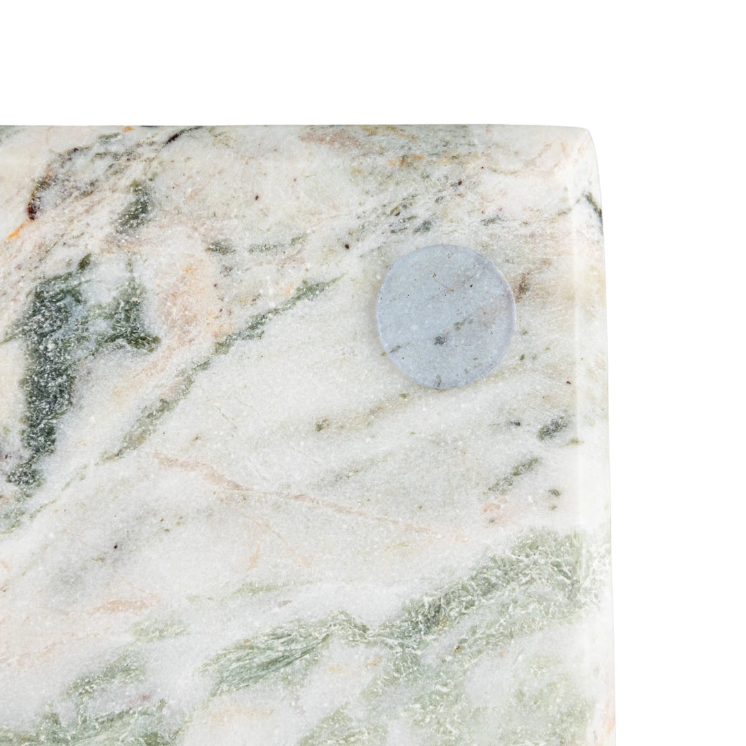Marble Board With Knife
