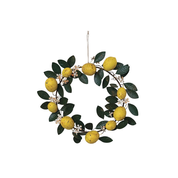 Vintage Lemon Wreath