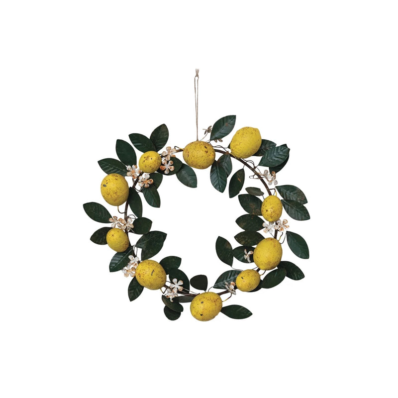 Vintage Lemon Wreath