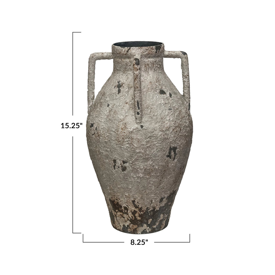 Metal Urn with Handles