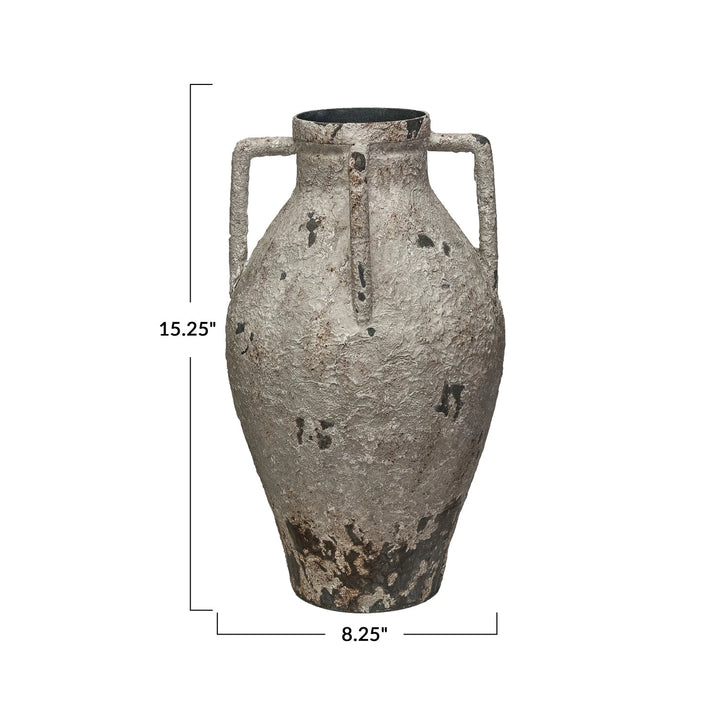 Metal Urn with Handles
