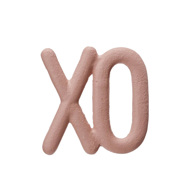 "XO" Pink Cast Iron Trivet Madison's Niche 