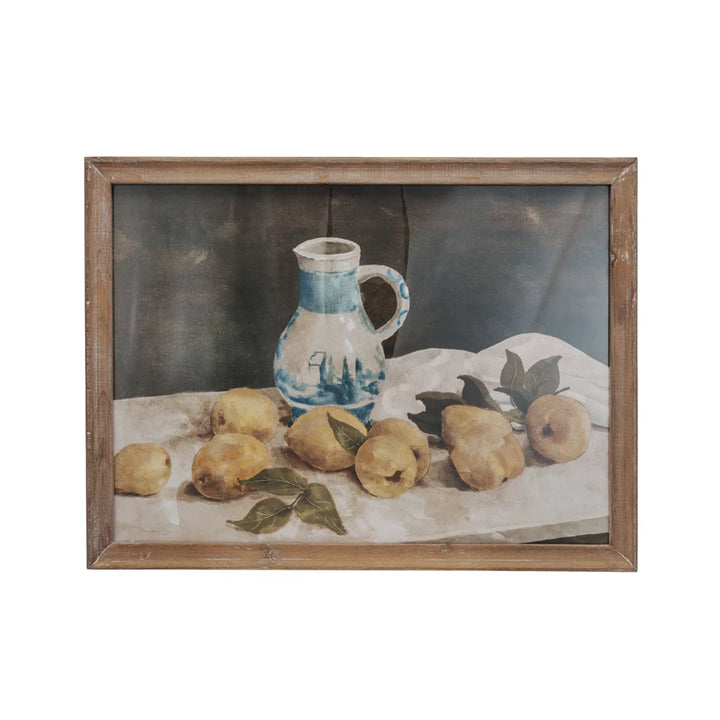 Lemon Glass Framed Art