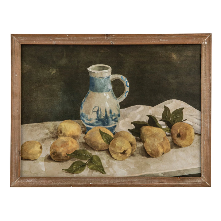 Lemon Glass Framed Art