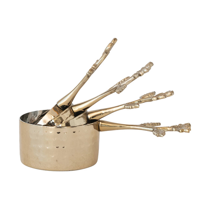 Set of 4 Stainless Steel Measuring Cups