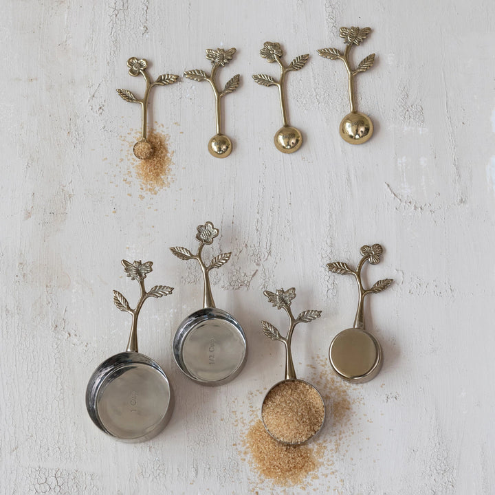 Set of 4 Stainless Steel Measuring Cups