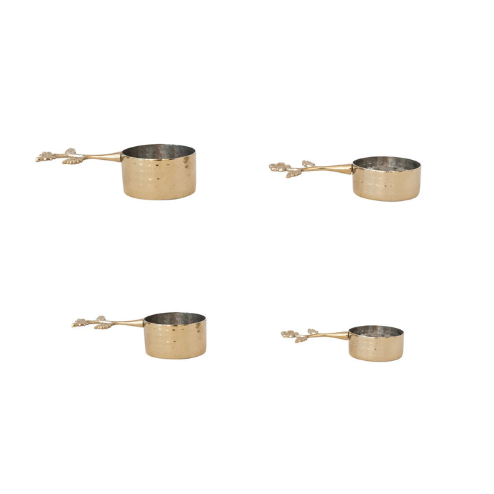 Set of 4 Stainless Steel Measuring Cups