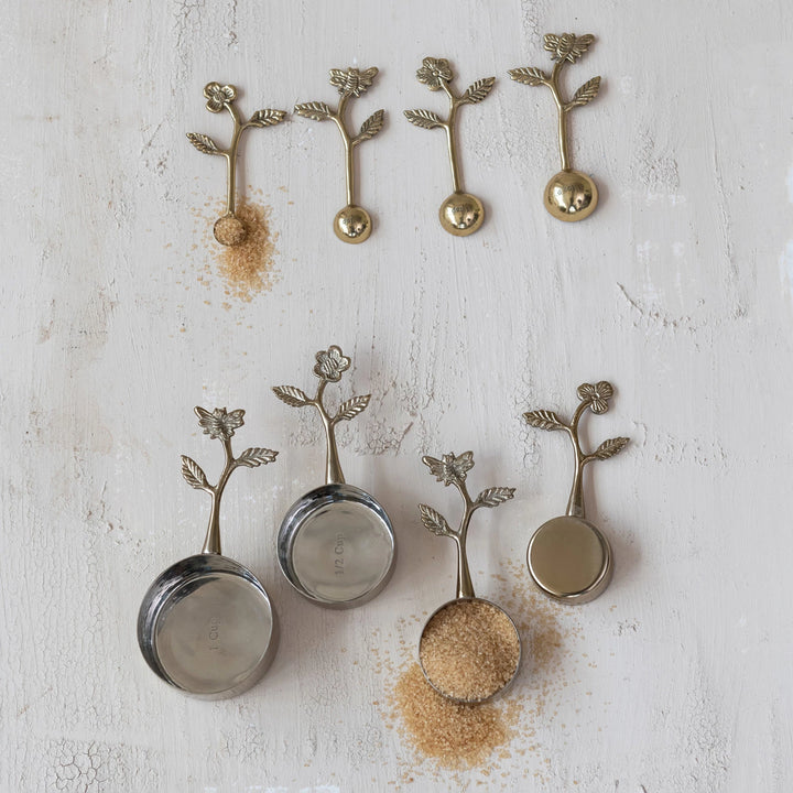 Set of 4 Flower Measuring Spoons
