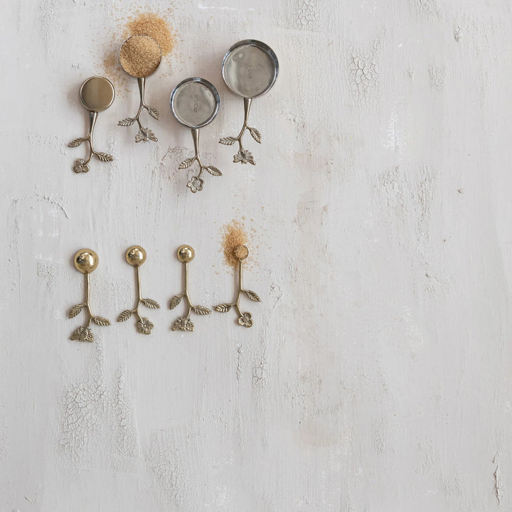 Set of 4 Flower Measuring Spoons
