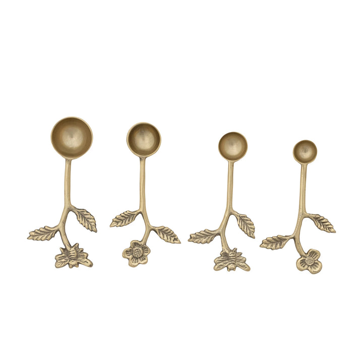 Set of 4 Flower Measuring Spoons