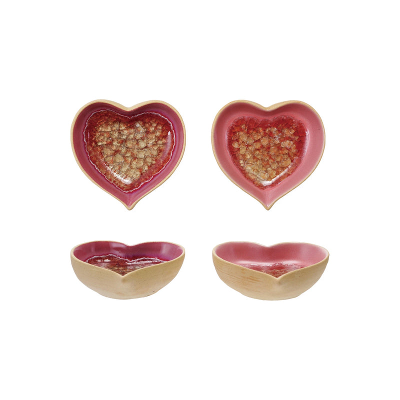 Pink Heart Dish