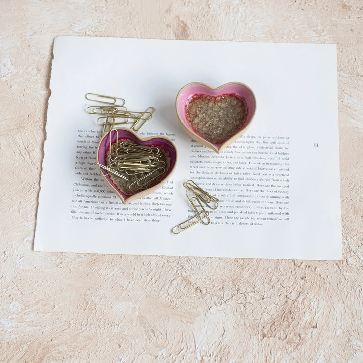 Pink Heart Dish