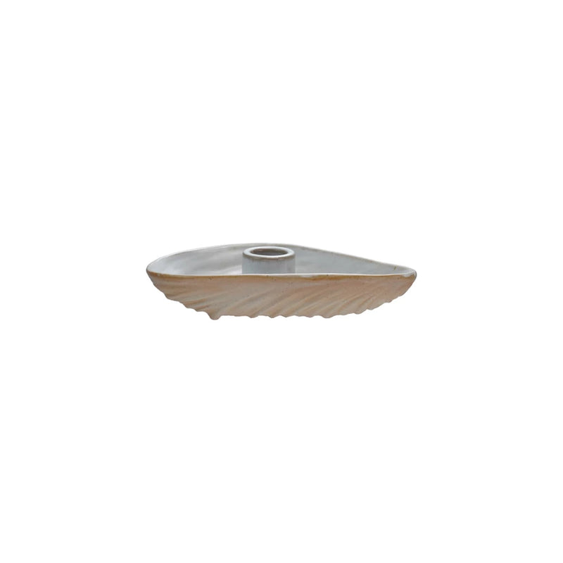 Oyster Shell Taper Holder