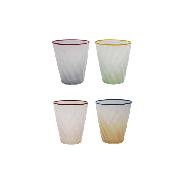 Twisted Ombre Glass