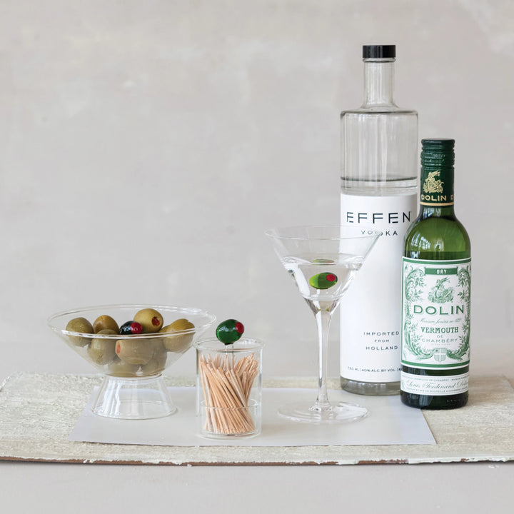 Olive Martini Glass