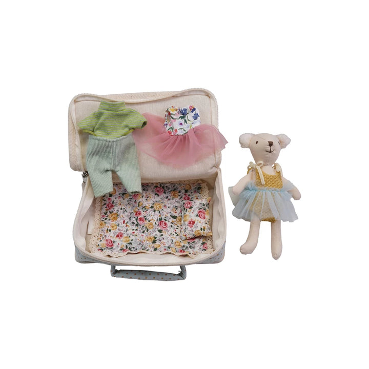 Bear Suitcase With Outfits