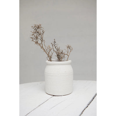 Distressed Coarse Terracotta Crock - Madison's Niche 