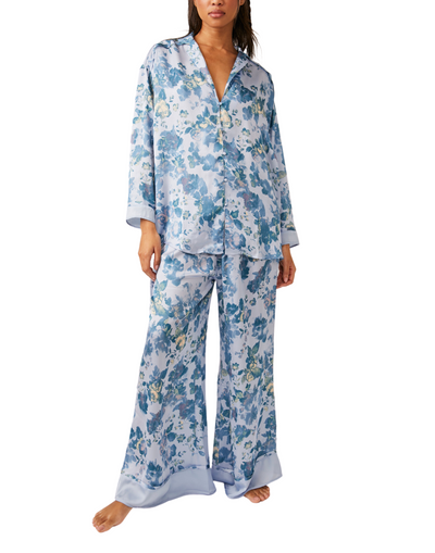 Dreamy Days Pajama Set in Misty Combo - Madison's Niche 
