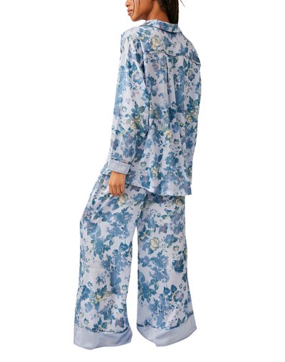 Dreamy Days Pajama Set in Misty Combo - Madison's Niche 