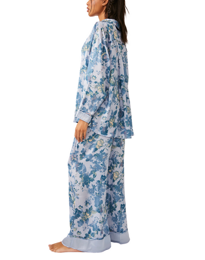 Dreamy Days Pajama Set in Misty Combo - Madison's Niche 