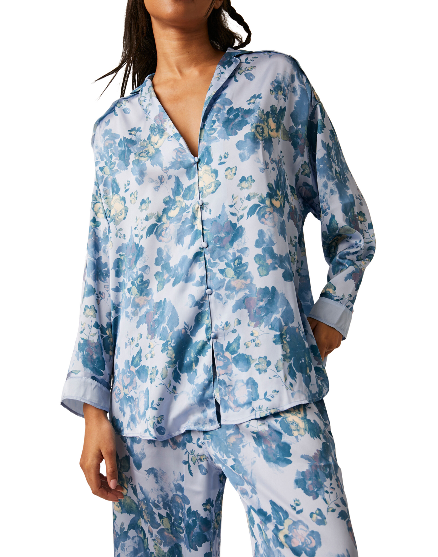 Dreamy Days Pajama Set in Misty Combo - Madison's Niche 