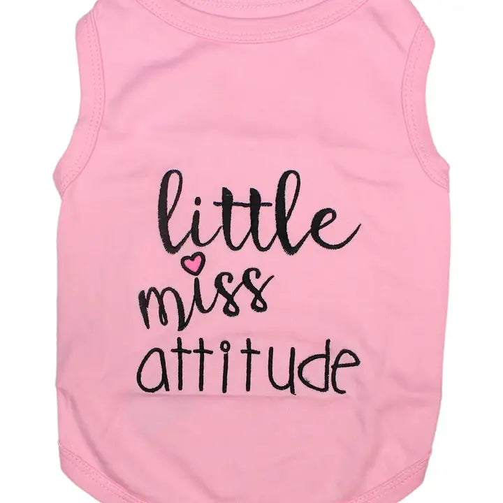 Little Miss Attitude T-Shirt - Madison's Niche 