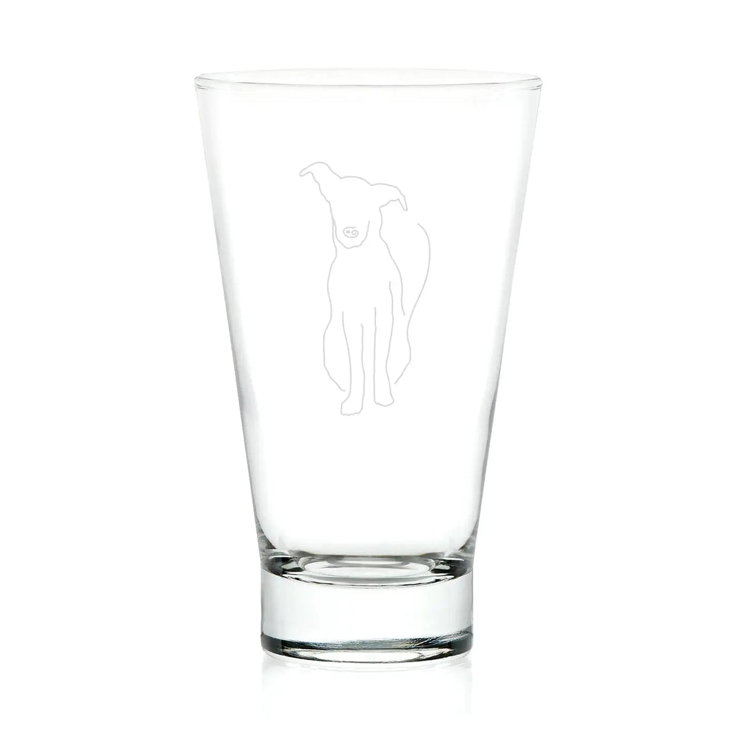 Dog Hi-Ball Glass