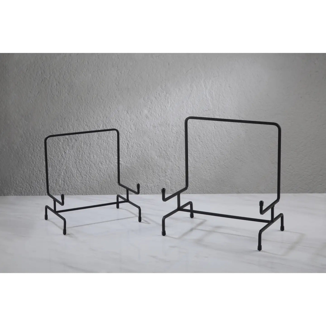 Large Black Platter Stand