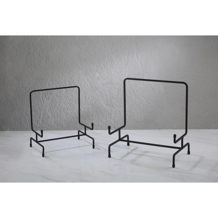 Large Black Platter Stand
