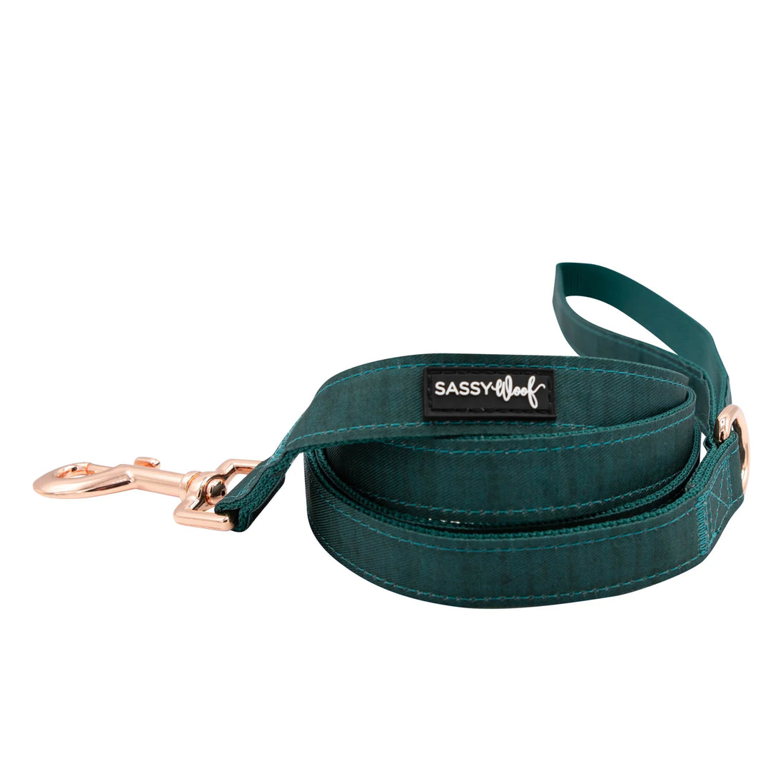 Green Fabric Leash