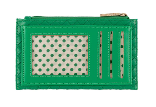 Frankie Card Case in Green - Madison's Niche 