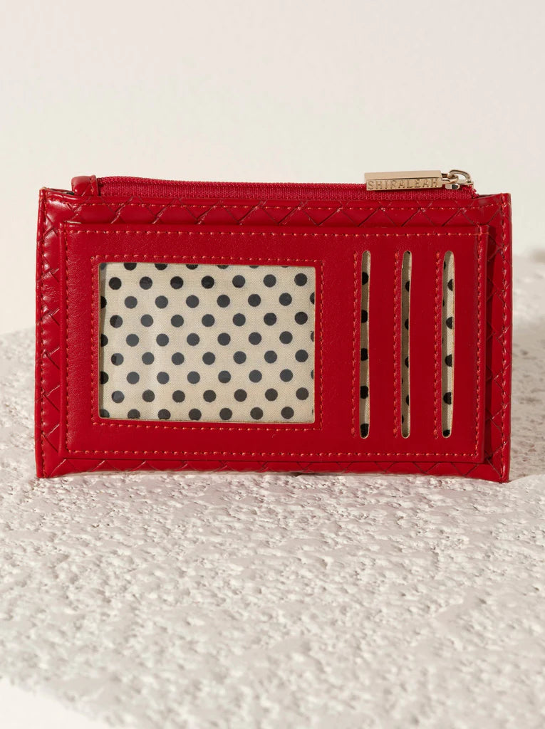 Frankie Card Case in Red - Madison's Niche 