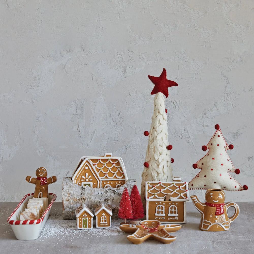 Gingerbread House Plate - Madison's Niche 