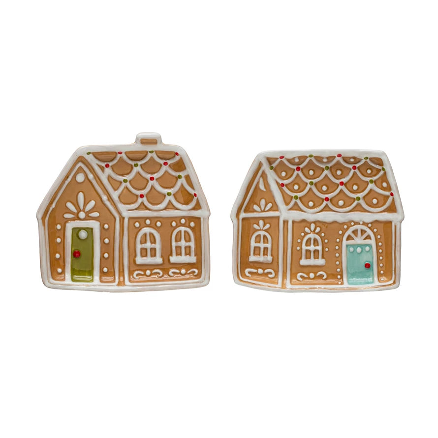 Gingerbread House Plate - Madison's Niche 