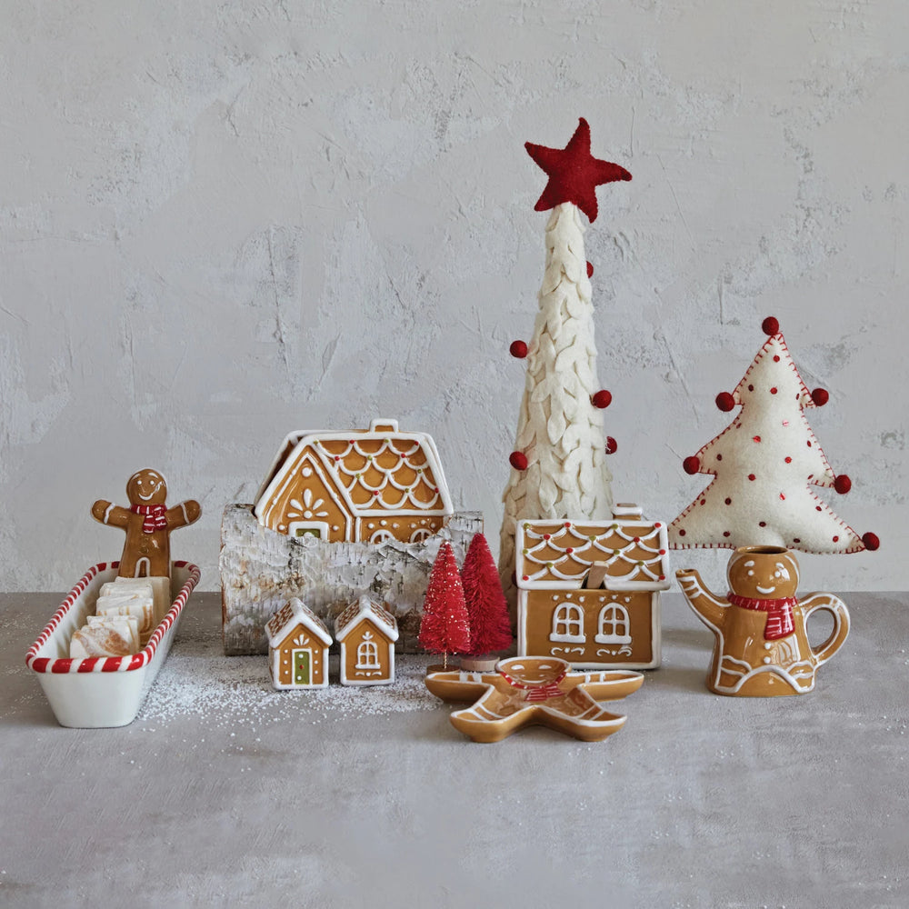 Gingerbread House Salt & Pepper Shaker Set - Madison's Niche 
